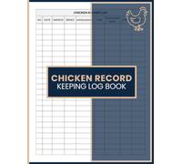 Chicken Record Keeping Log Book: Organize Flock Profiles, Egg Production, Health Treatments, Breeding, and Purchase Details for Chicken Keepers
