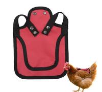 Chicken Saddle, Hen Wing Back Protector, Adjustable Poultry Vest Jacket, Sturdy Chicken Clothing Accessory for Pet Chickens, Coop Use, Backyard Flocks, 7.48x7.48 Inches