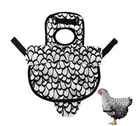 Chicken Saddle, Poultry Feathers Protector, 13.78x10.63 Inches Reusable Comfortable Saddle Clothes, Adjustable Hen Apron for Prevents Loss, Hens and Backyard Chickens
