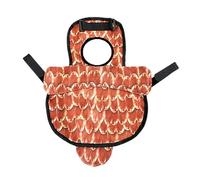 Chicken Saddle, Poultry Feathers Protector, 13.78x10.63 Inches Reusable Comfortable Saddle Clothes, Adjustable Hen Apron for Prevents Loss, Hens and Backyard Chickens
