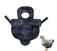 Chicken Saddles, Poultry Sweater, 13,78 x 10,63 pulgadas, Hen Protection Apron non-lip Design, Comfortable Feathers Guard Fabric, Outdoor Farm Wear for Chickens Roosters Hens