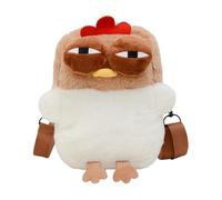 Chicken Shoulder Bag, Zipper Plush Animal, Cute Design Adjustable Strap Lightweight Build Safe Zipper Child Friendly Travel Buddy, Animal Pouch for Kids, Children, Boys