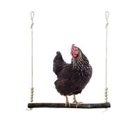 Chicken Swing - Wooden Chick Climbing Toy, Rooster Claw Grinding Toy for Animal Lovers, Keepers, Farmers, Shelters, Orchard, Garden, Backyard | Interactive Chicken Swing, Climbing Bridge, Exercise