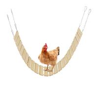 Chicken Swing Wooden, Weatherproof Bird Stand, 51,18 x 5,71 in Heavy Duty Toys, Authentic Enrichment Accessories, Boredom-Relief Coop Equipment for Rooster Parrot Hen Chick