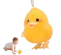 Chicken Toy - Wind Up Toys Plush Jumping Chick | Wind Up Chicken Toy Walking Novelty Windup Animal Interactive Lindo Soft Plush Gift for Boys Girls Kids Party Sorprise Fuñtoy