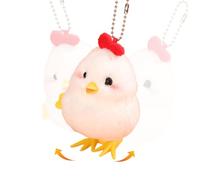 Chicken Toy - Wind Up Toys Plush Jumping Chick | Wind Up Chicken Toy Walking Novelty Windup Animal Interactive Lindo Soft Plush Gift for Boys Girls Kids Party Sorprise Fuñtoy