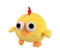 Chicken Toys Sound, 16,4 / 15,4 / 11,6 pulgadas, recargable Motion Toy, Moving Squeaker Game Design for Small Dogs, Playful Cats, White and Yellow