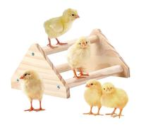 Chicken Training Perch, Heavy-Duty Chicken Stand, Resting Toy with Smooth Superficies, Durable Poultry Equipment, Roosting Accessory for Chickens, Breeders, 7,87 x 6,89 x 4,13 pulgadas