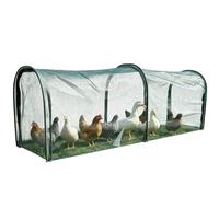 Chicken Tunnels for Outside with Door - Nylon Long Portable House