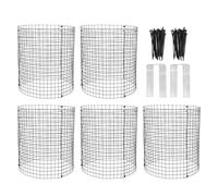 Chicken Wire Plant Cover Metal Guard | Metal Garden Netting Plant Cover For Strawberries, Tomatoes, Vegetables & Flowers; Protects Crops from Deer, Squirrels &, Indoor Outdoor Use