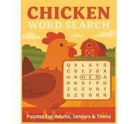 Chicken Word Search Book: 8.5 x 11 Fun 55 Puzzles with Big Fonts | A Perfect Gift for Chicken Lovers | Suitable for all ages