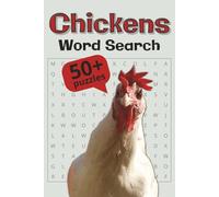 Chicken Word Search Puzzle Book for Adults: Farm-Themed Word Finds Featuring Hens, Roosters, Chicks & Country Life | Relaxing Brain Games for Chicken Lovers