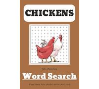 Chicken Word Search Puzzle Book: Word Search with Easy to Read Print about Chickens, Farms, Homesteading and More | 6 x 9 inches, 110 pages, | 50+ ... Gifts for Vacations, Holidays and Free Time