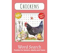 Chicken Word Search Puzzle: Word Searches with Easy-to-Read Print about Chickens, Breeds, and Farming | 6x9 inches, 110 Pages | 50+ Puzzles … Gift for Vacations, Holidays, and Free Time