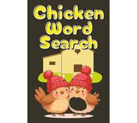 Chicken Word Search Puzzles: 55 Fun Chicken Themed Word Searches for Kids | Travel Size Activity Book with 110 Pages of Brain-Boosting Entertainment