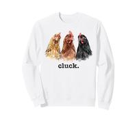 Chickens Cluck Divertido Amante de los Pollos Cluck Divertido Cluck Sudadera