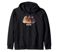 Chickens Cluck Divertido Amante de los Pollos Cluck Divertido Cluck Sudadera con Capucha