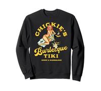 Chickie's Burlesque Tiki Bar Camisa Sexy Pelirroja Playa Pinup Sudadera