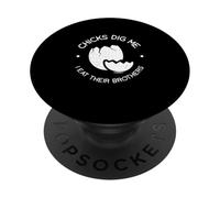 Chicks Dig Me Como Sus Hermanos Balut Amantes Pinoy Orgullo PopSockets PopGrip Adhesivo