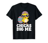 Chicks Dig Me Easter para niños pequeños y hombres, Pascua divertida de 2025 Camiseta
