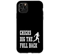 Chicks Dig The Fullback - Jugador Divertido Gráfico Dicho Carcasa para iPhone 11 Pro MAX