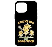 Chicks Dig The Long Stick Jugador de Lacrosse - Carcasa para iPhone 16 Pro MAX