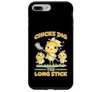 Chicks Dig The Long Stick Jugador de Lacrosse - Carcasa para iPhone 7 Plus/8 Plus