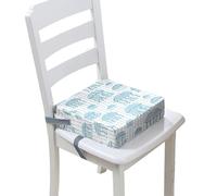 Chickwin Asiento Elevador Niños para la Mesa, Alzador Silla para Niños Comer Portátil Desmontable Elevador Cojín de Asiento con 2 Hebillas de Seguridad Correas (Medusa 7,40 * 40 * 10cm)