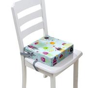Chickwin Asiento Elevador Niños para la Mesa, Alzador Silla para Niños Comer Portátil Desmontable Elevador Cojín de Asiento con 2 Hebillas de Seguridad Correas (Medusa 6,32 * 32 * 8cm)