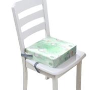 Chickwin Asiento Elevador Niños para la Mesa, Alzador Silla para Niños Comer Portátil Desmontable Elevador Cojín de Asiento con 2 Hebillas de Seguridad Correas (Medusa 3,32 * 32 * 8cm)