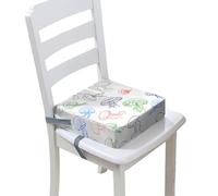 Chickwin Asiento Elevador Niños para la Mesa, Alzador Silla para Niños Comer Portátil Desmontable Elevador Cojín de Asiento con 2 Hebillas de Seguridad Correas (Medusa 5,32 * 32 * 8cm)