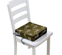 Chickwin Asiento Elevador Niños para la Mesa, Alzador Silla para Niños Comer Portátil Desmontable Elevador Cojín de Asiento con 2 Hebillas de Seguridad Correas (Helado 10,40 * 40 * 10cm)