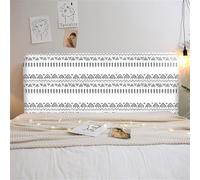 Chickwin Funda de Cabecera de Cama Nórdico Simple, Cabecera Esponjoso Elástica, Cubierta para Cabecero de Cama Ajustable, Protectora de Cabeceros Todo Incluido (Blanco,160cm)