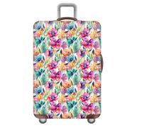 Chickwin Funda Maleta Elástica, Anti-Polvo Funda Maleta Grande, Cubierta de Equipaje Suave Lavable para Equipaje de 18-32 Pulgadas Carrito de Viaje (Estilo Hawaiano 7,XL)