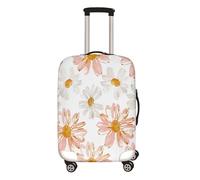 Chickwin Funda Maleta Elástica, Anti-Polvo Funda Maleta Grande Margarita 3D Cubierta de Equipaje Suave Lavable para Equipaje de 18-32 Pulgadas Carrito de Viaje (Rosa Tinta,XL)