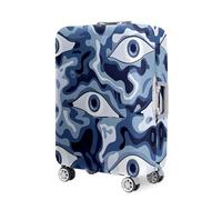 Chickwin Funda Maleta Grande, Funda para Maletas, Cubierta de Equipaje con Cremallera, Protector Equipaje, 18-32 Pulgadas, Halloween (Monstruo,M)