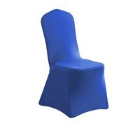 Chickwin Funda Silla Boda, Fundas de Sillas para Bodas de Spandex Poliéster Elástico Universal Lavables para Fiestas Decoración Evento Ceremonia Banquete Restaurante Hotel (Azul Rey,2 Piezas)