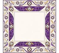 Chickwin Mahjong Table Mat con Bolsa de Almacenamiento (Fútbol 05,70x70cm) | Mahjong Mat para Mahjong Juego de Mesa, Reducción de Ruido, Tapete Cartas para Juegos de Póquer, Azulejos, 3D Fútbol