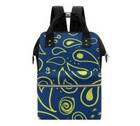 Chickwin Mochilas de Pañales para Bebé, Bolso del Bebés Mamá Grande Capacidad Bolsas Multifuncionales Mochila Carrito Bebe Maternidad Pañalera Mochila Cambiador (patrón de cachemira 4,28x40x18cm)