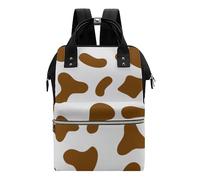 Chickwin Mochilas de Pañales para Bebé, Bolso del Bebés Mamá Grande Capacidad Bolsas Multifuncionales Mochila Carrito Bebe Maternidad Pañalera Mochila Cambiador (manchas de vaca 6,28x40x18cm)