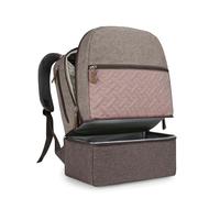 Chickwin Mochilas de Pañales para Bebé, Bolso del Bebés Mamá Grande Capacidad Bolsas Multifuncionales Mochila Carrito Bebe Maternidad Pañalera Mochila Cambiador (Marrón,44x34x15cm)