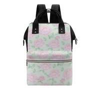 Chickwin Mochilas de Pañales para Bebé, Bolso del Bebés Mamá Grande Capacidad Bolsas Multifuncionales Mochila Carrito Bebe Maternidad Pañalera Mochila Cambiador (flor nórdica 5)