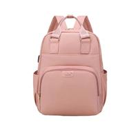 Chickwin Mochilas de Pañales para Bebé, Impermeable Grande Bolsas Multifuncionales Mochila Maternidad Pañalera para Mamá y Papá (Rosa,20L)