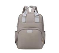 Chickwin Mochilas de Pañales para Bebé, Impermeable Grande Bolsas Multifuncionales Mochila Maternidad Pañalera para Mamá y Papá (Gris,20L)