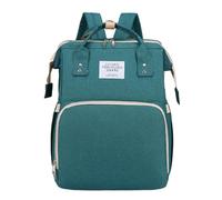 Chickwin Mochilas de Pañales para Bebé, Plegable Grande Bolsas Multifuncionales Mochila Maternidad Pañalera para Mamá y Papá (Verde,42 * 32 * 22cm)