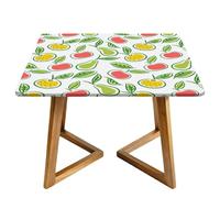 Chickwin Patrón de Frutas 3D Mantel Antimanchas Impermeable (Pera,176x176cm)