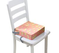Chickwin Patrón de Mariposa Asiento Elevador Ninos Bebé Infantil Mesa Asiento Portátil para de Comedor Sillas Gruesas Desmontables Cojín de Asiento Ajustable (Mariposa,40x40x10cm)