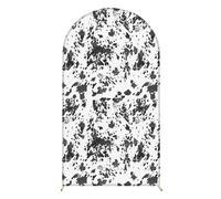 Chickwin Telón de Fondo de Arco, Estampado de Leopardo Tela de Telón de Fondo Elastico, para Estudio Fotográfico, Fiesta de Cumpleaños, Ceremonia de Boda (Estampado de Leopardo 4,7.2FT)