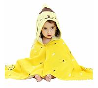 Chickwin Toalla con Capucha para bebés, Manta de algodón Toallita de Lujo Cómodas y largas Toallas de baño para recién Nacidos Infantes Niños pequeños Niños y niñas (Amarillo)