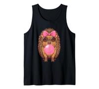 Chicle de puercoespín Lindo para Hombres y Mujeres Camiseta sin Mangas
